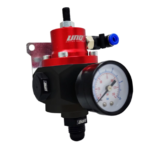 DOSADOR ESFERICO 1:1 INJETADO MODELO ''R 1'' COMPLETO COM NIPLES PARA CONEXÃO -10AN BLACK VERMELHO