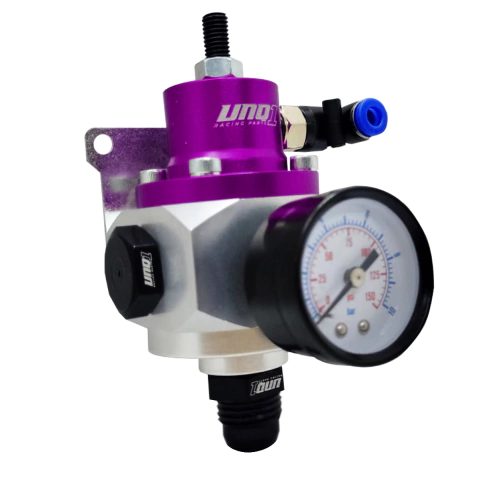 DOSADOR ESFERICO 1:1 INJETADO MODELO ''R 1'' COMPLETO COM NIPLES PARA CONEXÃO -10AN ROXO