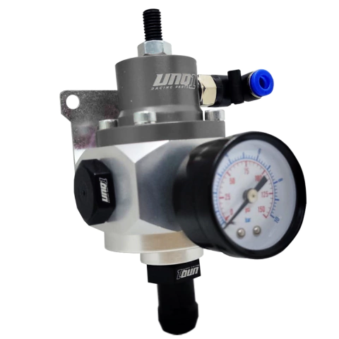 DOSADOR ESFERICO 1:1 INJETADO MODELO ''R 1'' COMPLETO COM NIPLES ESPIGÃO PARA MANGUEIRA 5/8" GRAFITE