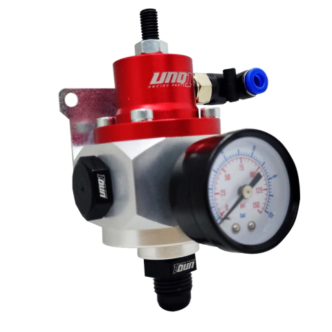 DOSADOR ESFERICO 1:1 INJETADO MODELO ''R 1'' COMPLETO COM NIPLES PARA CONEXÃO -8AN VERMELHO