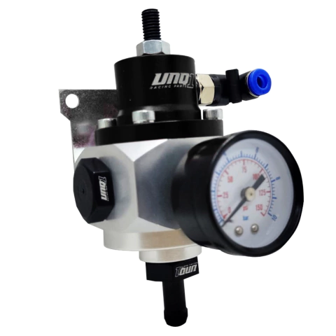 DOSADOR ESFERICO 1:1 INJETADO MODELO ''R 1'' COMPLETO COM NIPLES ESPIGÃO PARA MANGUEIRA 5/16" PRETO