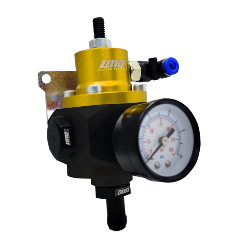 DOSADOR ESFERICO 1:1 INJETADO MODELO ''R 1'' COMPLETO COM NIPLES ESPIGÃO PARA MANGUEIRA 1/2" BLACK DOURADO