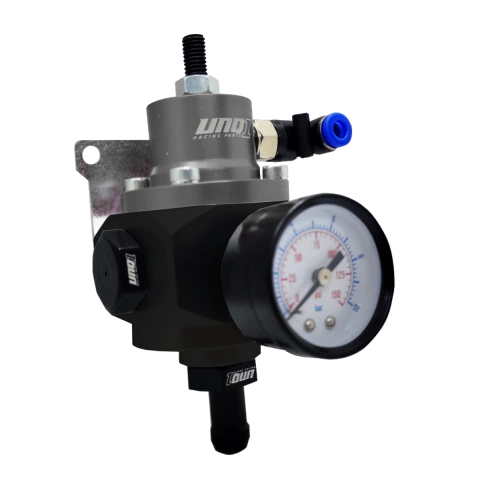 DOSADOR ESFERICO 1:1 INJETADO MODELO ''R 1'' COMPLETO COM NIPLES ESPIGÃO PARA MANGUEIRA 5/8" BLACK GRAFITE