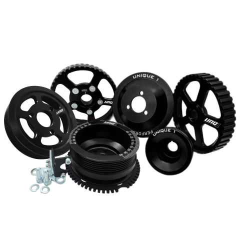 KIT STREET 6 POLIAS AP 8V COM FONICA 110MM / DIREÇÃO POLY V E POLIA ALTERNADOR / BOMBA D'ÁGUA SIMPLES V PRETO - comprar online