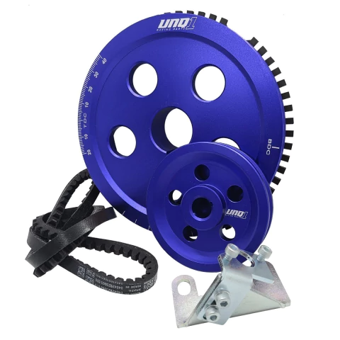 KIT RODA FÔNICA STD + ALTERNADOR VW A AR CORREIA SIMPLES V AZUL