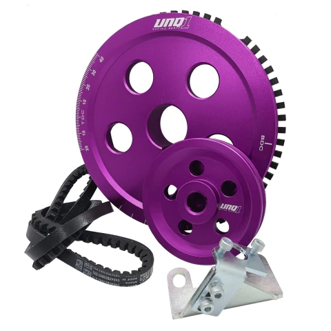 KIT RODA FÔNICA STD + ALTERNADOR VW A AR CORREIA SIMPLES V ROXO