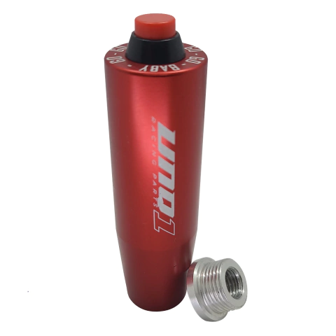 MANOPLA DE CAMBIO BILLET COM BOTÃO GO BABY PARA ALAVANCA ORIGINAL VERMELHA