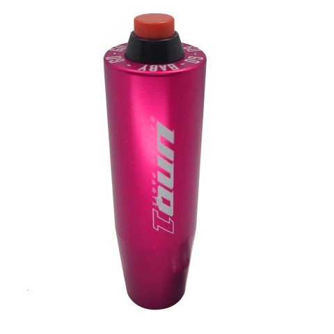 MANOPLA DE CAMBIO BILLET COM BOTÃO GO BABY PARA ALAVANCA UNQ1 ROSA