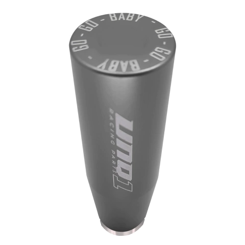 MANOPLA DE CAMBIO BILLET SEM BOTÃO GO BABY PARA ALAVANCA ORIGINAL GRAFITE