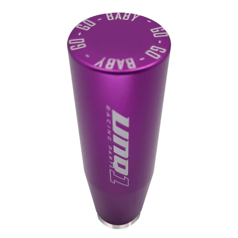 MANOPLA DE CAMBIO BILLET SEM BOTÃO GO BABY PARA ALAVANCA ORIGINAL ROXA