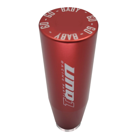 MANOPLA DE CAMBIO BILLET SEM BOTÃO GO BABY PARA ALAVANCA ORIGINAL VERMELHO