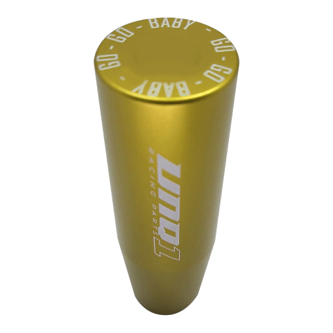 MANOPLA DE CAMBIO BILLET SEM BOTÃO GO BABY PARA ALAVANCA UNQ1 DOURADA