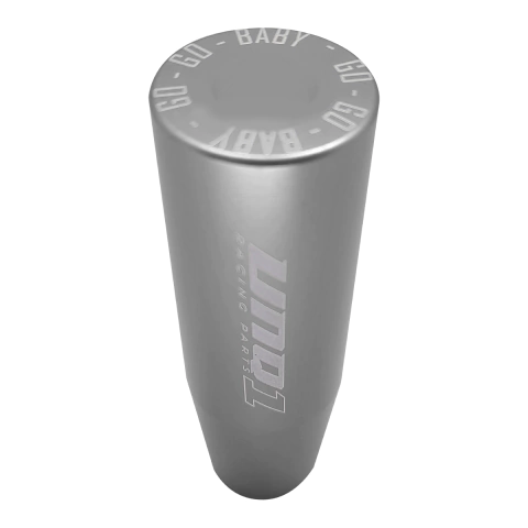 MANOPLA DE CAMBIO BILLET SEM BOTÃO GO BABY PARA ALAVANCA UNQ1 PRATA