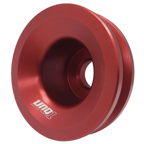 POLIA DO ALTERNADOR AP 8V BILLET CORREIA SIMPLES V VERMELHA