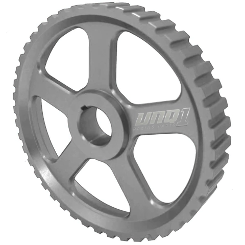 POLIA EIXO AUXILIAR AP 8V BILLET PRATA