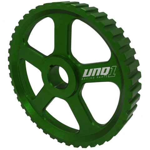 POLIA EIXO AUXILIAR AP 8V BILLET VERDE