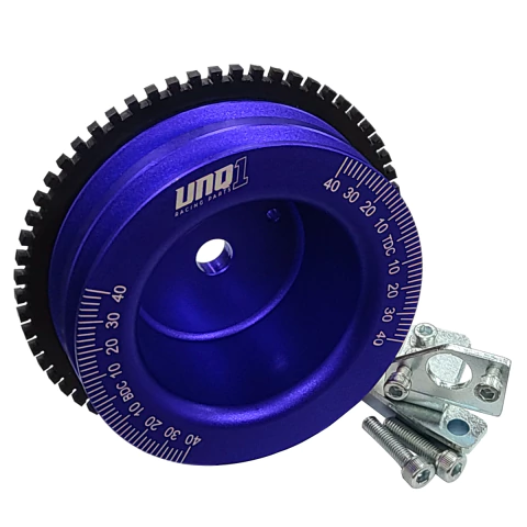 POLIA RODA FÔNICA CHEVETTE SEXTAVADA CORREIA DUPLA V AZUL - comprar online