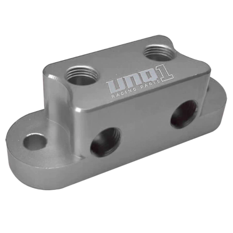 SUPORTE PARA SENSOR DE PRESSÃO 2 VIAS PRATA