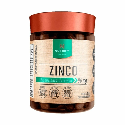 Suplemento Zinco Nutrify 60 cásulas - comprar online