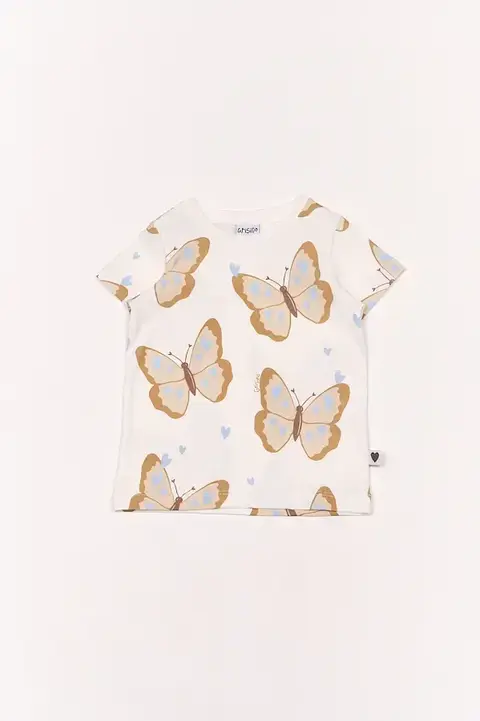 REMERA MARIPOSA NNA / GRISINO