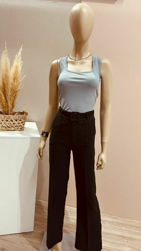 PANTALON SASTRERO C/CINTO WIDE LEG UNIFORME