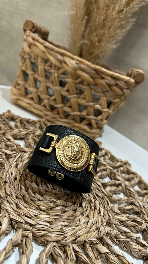 BRAZALETE CUERO APLIQUE PREMIUM - comprar online