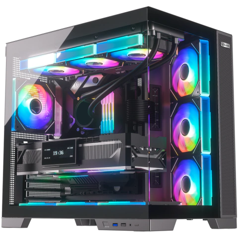Gabinete Gamer Kalkan Asgard Evo Mid Tower Atx Preto