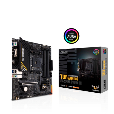 Placa-Mãe ASUS TUF GAMING A520M-PLUS II, AMD AM4