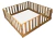 Corralito Montessori 1.50x1.50x0.55m