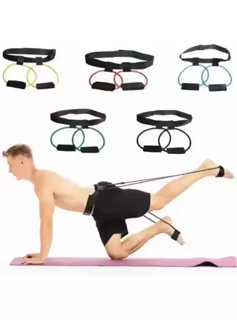 Cinto Elástico Booty Belt Resistance Tensão Pesada Exercício