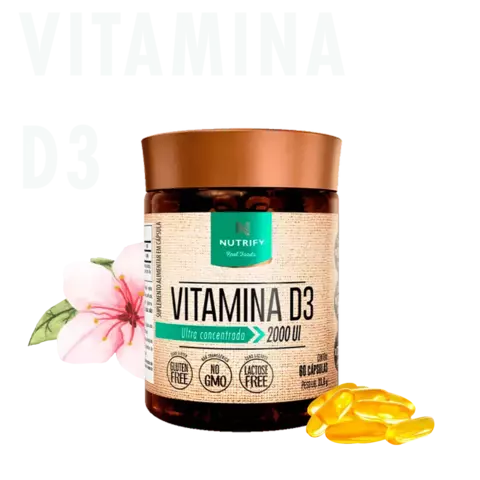 Vitamina D3 Nutrify 60 cápsulas