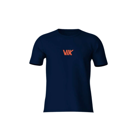 Camisa Baby Look VIK Logo Laranja - Azul - comprar online