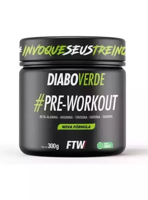 Pré treino Diabo Verde 300 gramas - comprar online