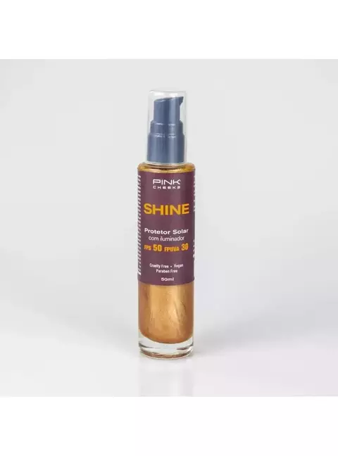 Shine Protetor Solar Iluminador FPS50 50ml - PINK CHEEKS