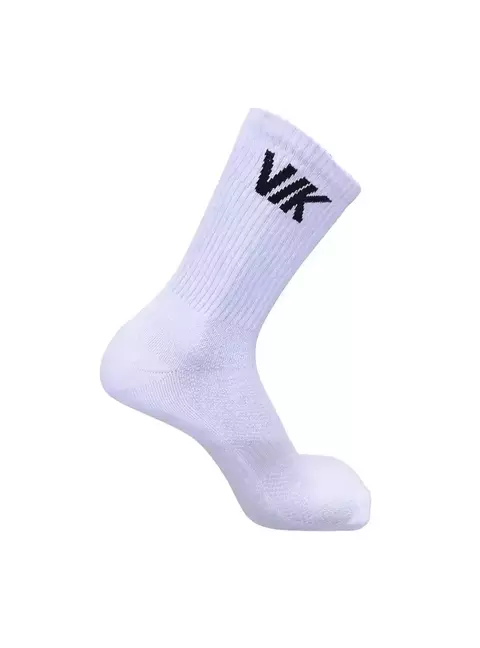 Meia Esportiva Alta Performance VIK – Branca e Preta - Feminino