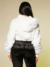 Casaco Crop Difuso com Capuz Up - comprar online