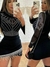 Body de Tule com Pedraria Strass Brilho