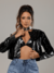 Conjunto Cropped e Jaqueta em Vinil com Tachinhas Lola - comprar online