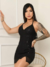 Vestido de Alcinha Curto Paete