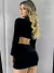 Vestido Luxo Boiadeira Aveludado Com Pedraria - comprar online