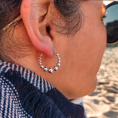 Argollas Bolitas Degrade - comprar online
