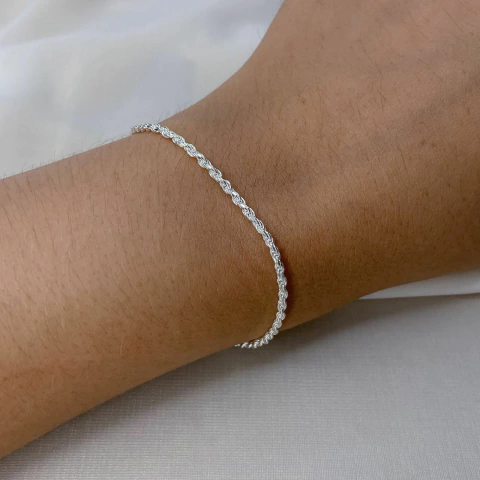 Pulseira Cabo de Aço - 35651 (Prata 925)