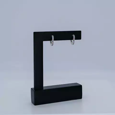 Argola Coração Colorida - Prata (26192)