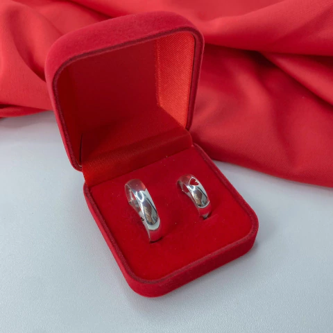 Aliança tradicional - Prata 925 (21394) - comprar online