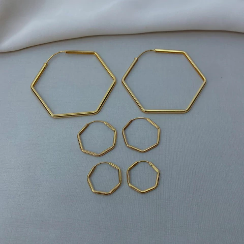 Argolas Hexagonal - 1851/7537/2237