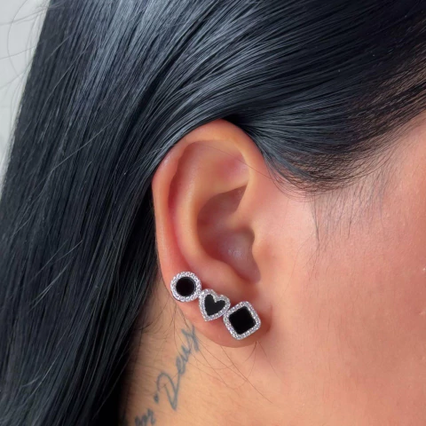 Trio Quadrado/Coração/Redondo - 34511 - comprar online