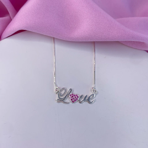 Gargantilha Love - Prata 925 (9710)