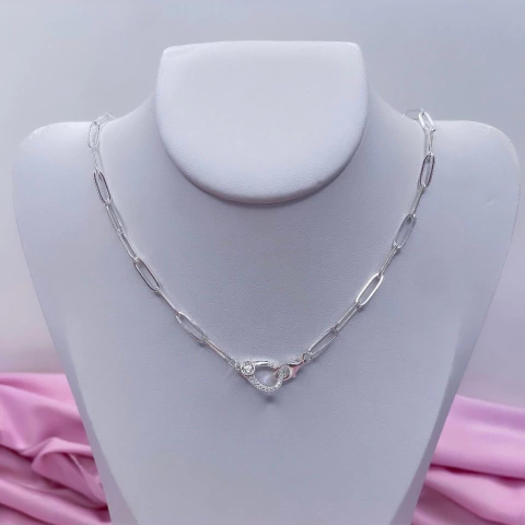 Gargantilha Cartier - (Prata 925)