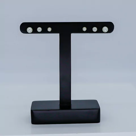 Brinco Trios Perola - Prata (28044)