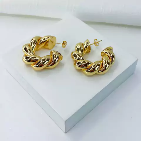 Argola Trabalhada - 8292